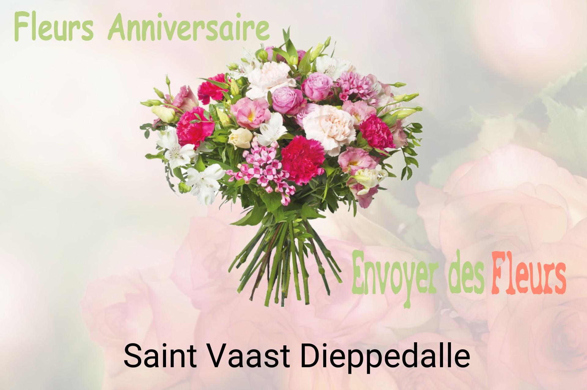 Bouquet de fleurs d’anniversaire livré à Saint-Vaast-Dieppedalle